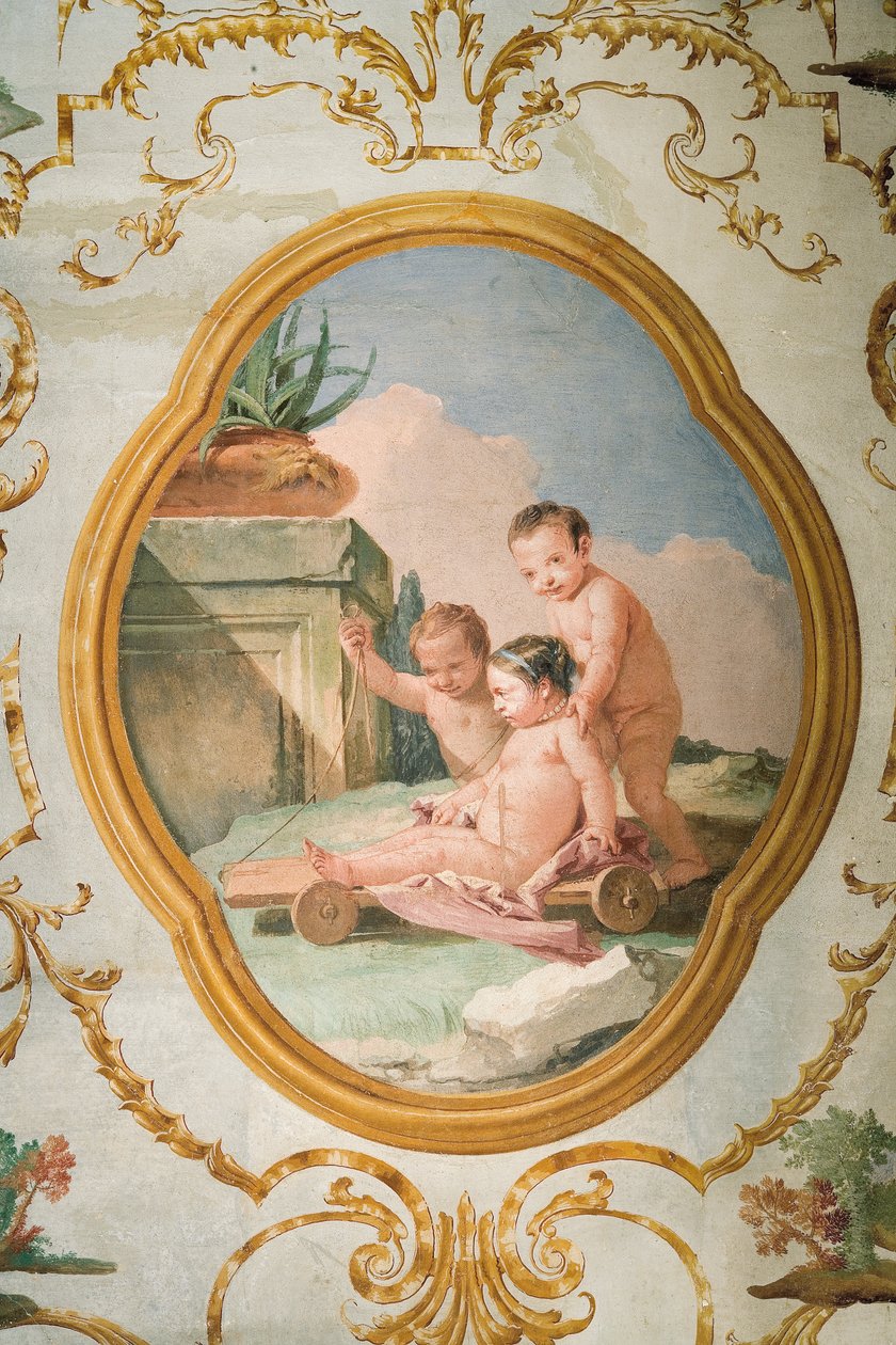 Fresque de la Salle des Putti, dans la Foresteria (Maison d