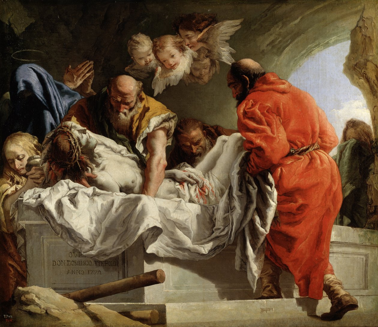 La Mise au tombeau du Christ, 1772 - Giovanni Domenico Tiepolo