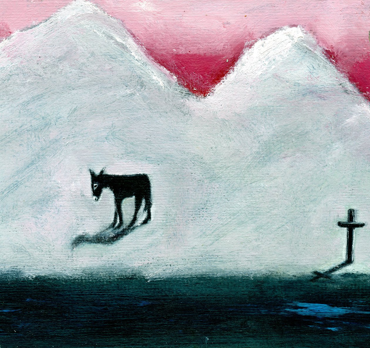 Âne et croix, 2003 - Gigi Sudbury