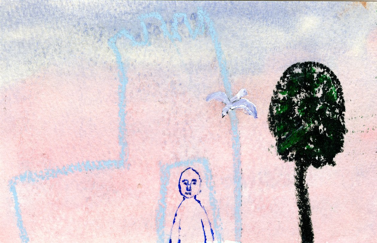 Mon château, une mouette et un cyprès, 2005 - Gigi Sudbury
