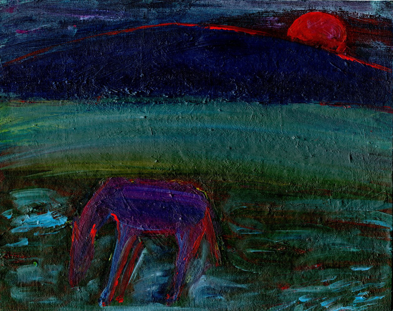 Le cheval et la lune rouge, 2016 - Gigi Sudbury