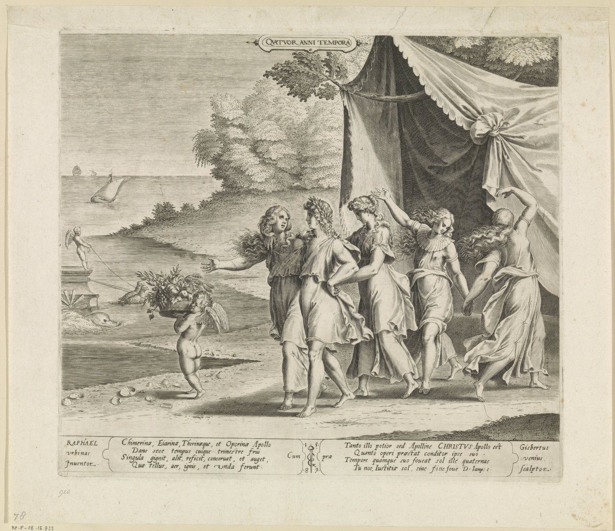 Apollon et les quatre saisons Quatro anni tempora (titre sur l