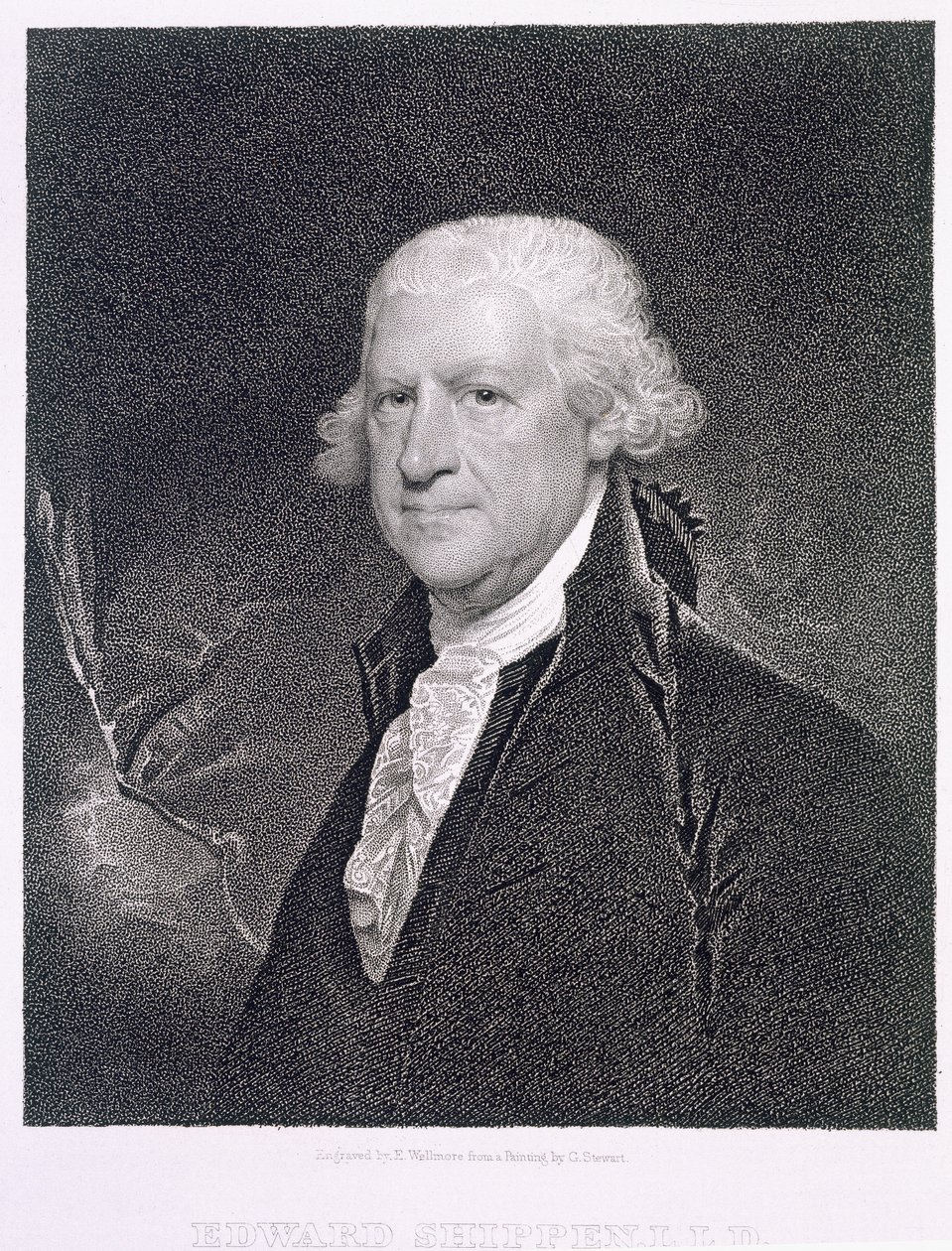 Edward Shippen (1729-1806) gravé par Edward Wellmore - Gilbert Stuart