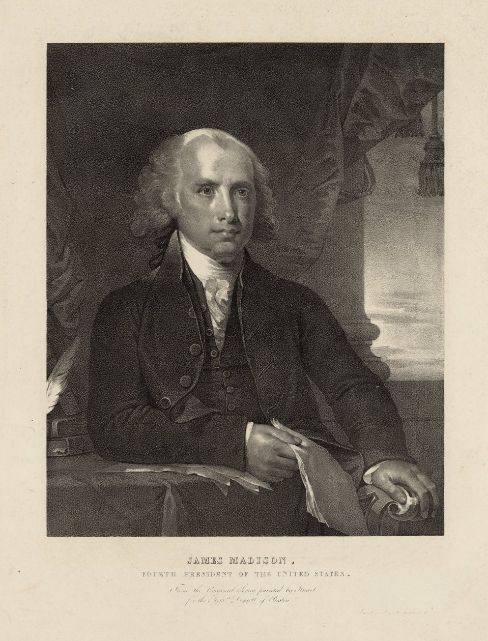 James Madison, quatrième président des États-Unis - Gilbert (after) Stuart