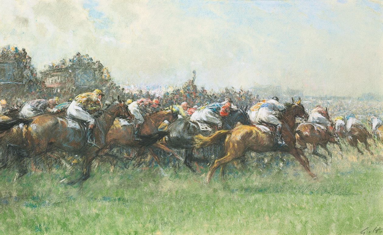 Tattenham Corner, le Derby d'Epsom | Gilbert Holiday