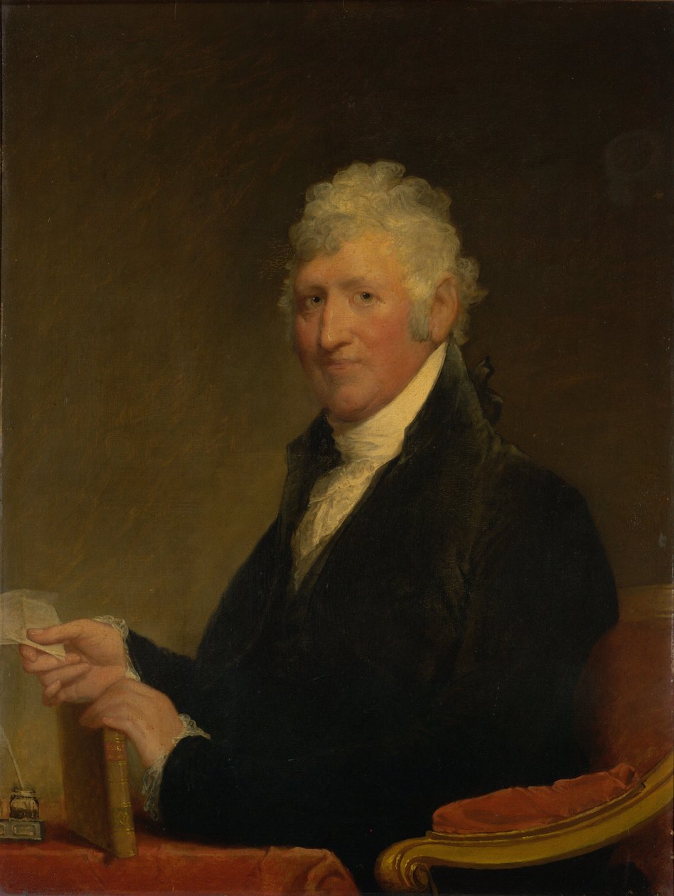 Colonel David Humphreys (1752-1818), B.A. 1771, M.A. 1774 - Gilbert Stuart