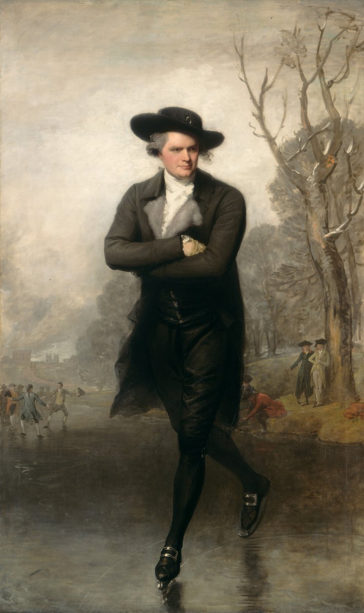 Le patineur (Portrait de William Grant) - Gilbert Stuart