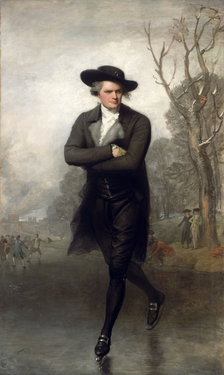 Le patineur (Portrait de William Grant) - Gilbert Stuart