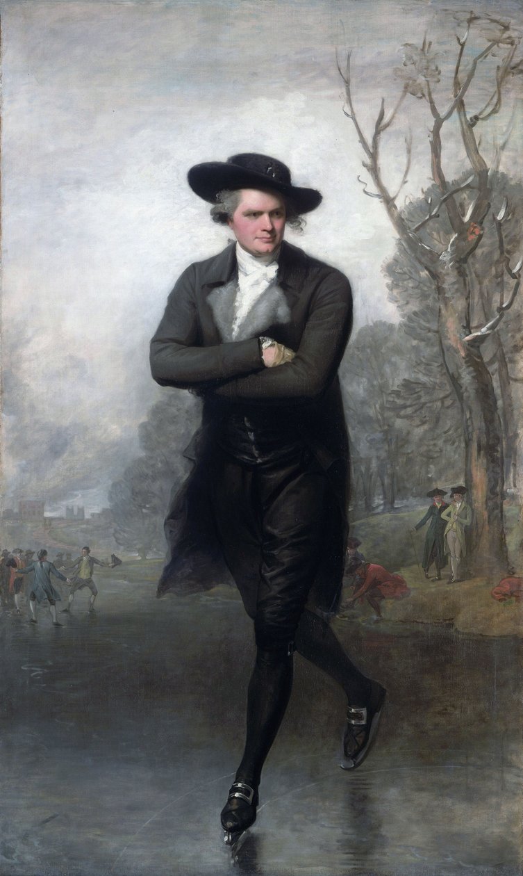 Le patineur (Portrait de William Grant) - Gilbert Stuart