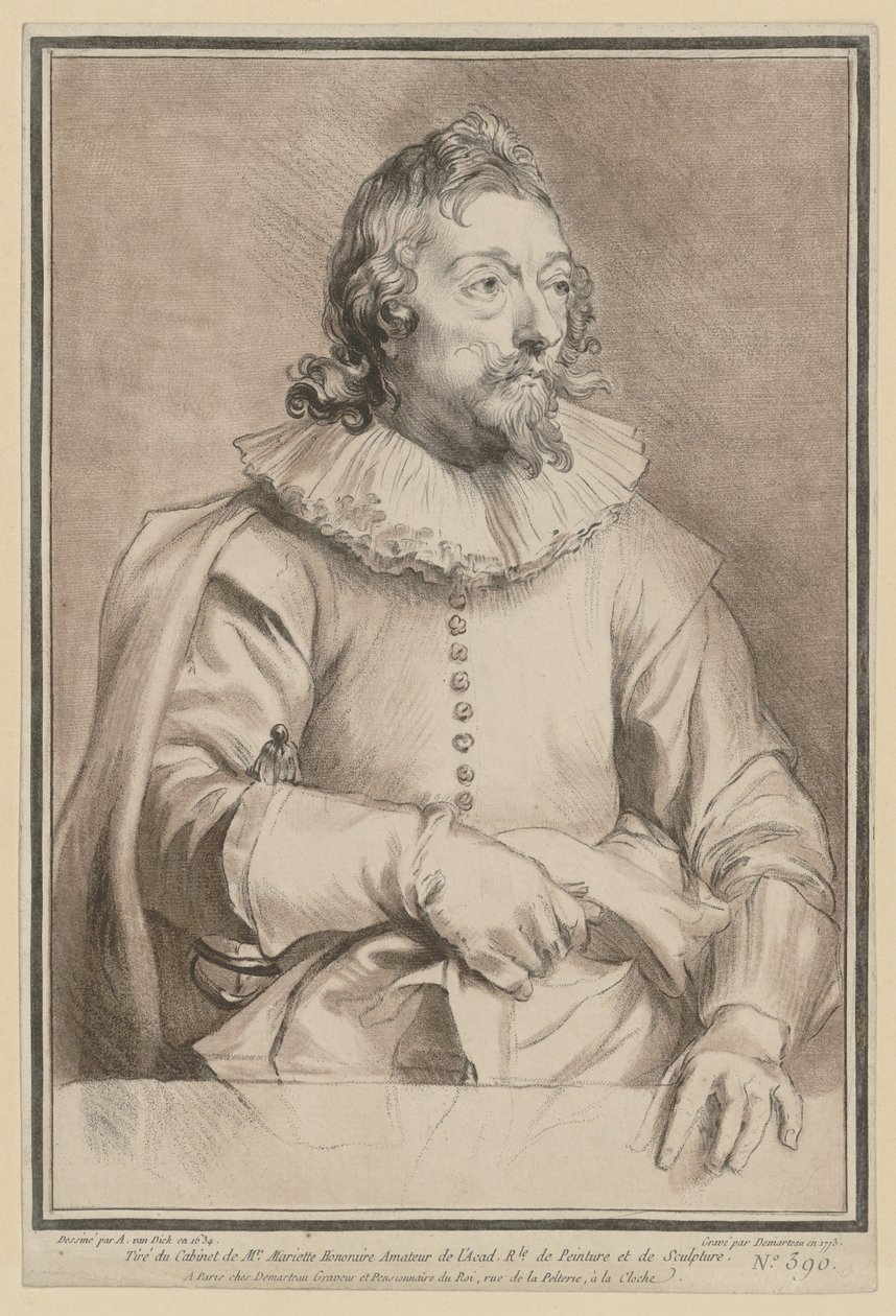 Portrait de Jacomo de Cachiopin - Gilles Demarteau