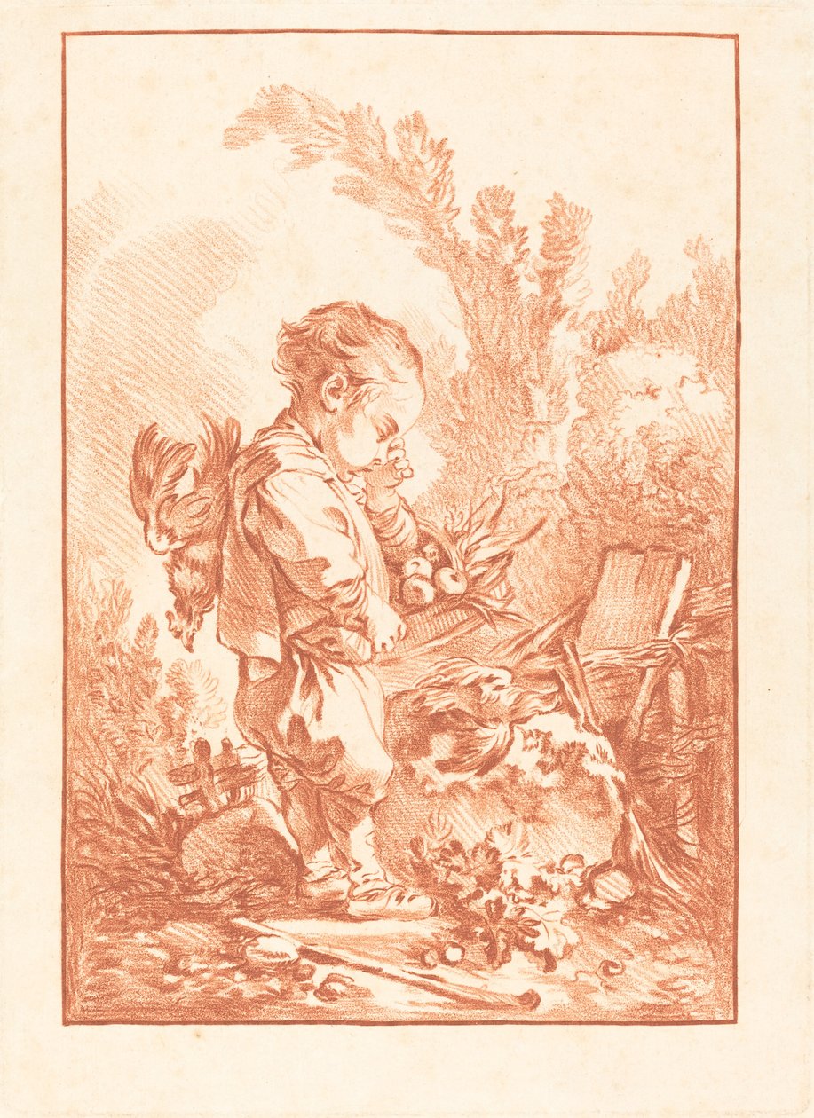 Le Maraudeur - Gilles Demarteau, the Elder after François Boucher