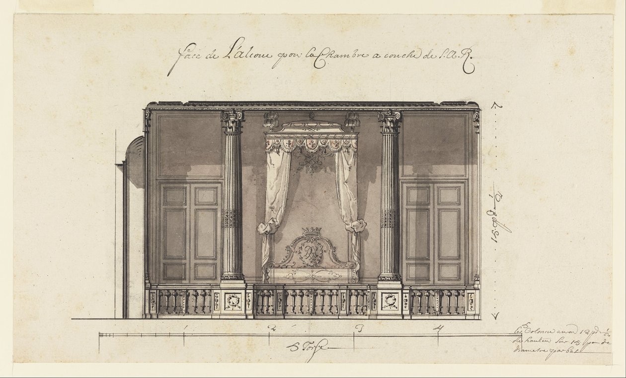 Alcôve de lit pour le Duc d