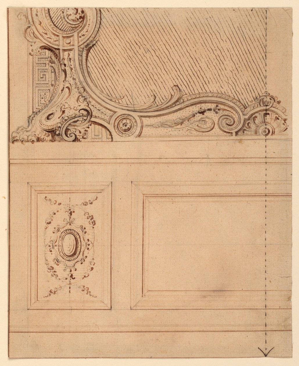 Dessin, Conception de la partie inférieure d