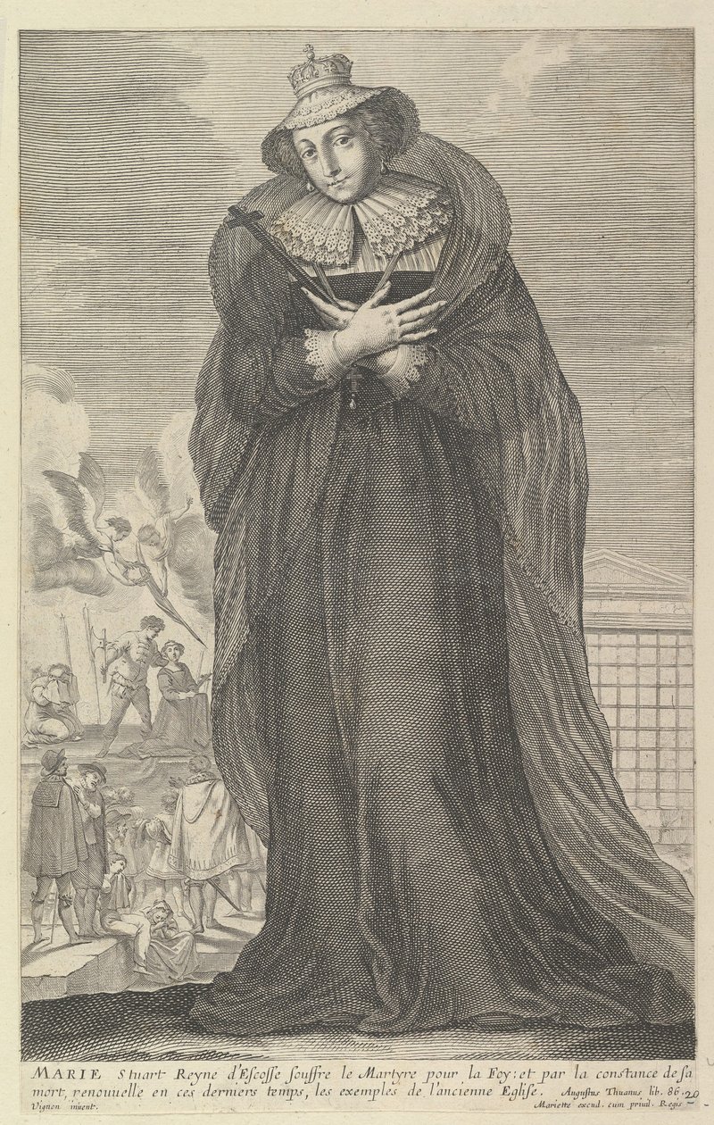 Marie Stuart, 1647 - Gilles Rousselet and Abraham Bosse