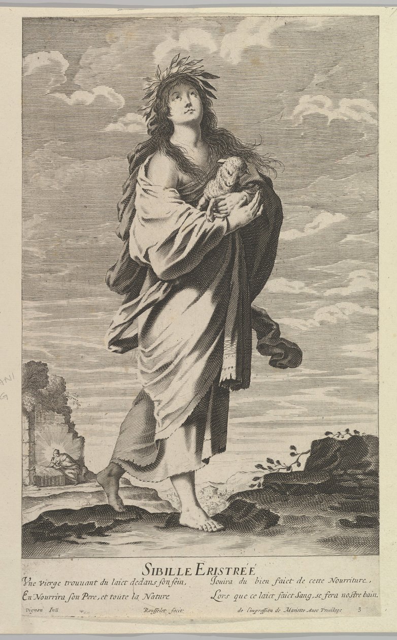 Sibylle Érythréenne, vers 1635 - Gilles Rousselet and Abraham Bosse