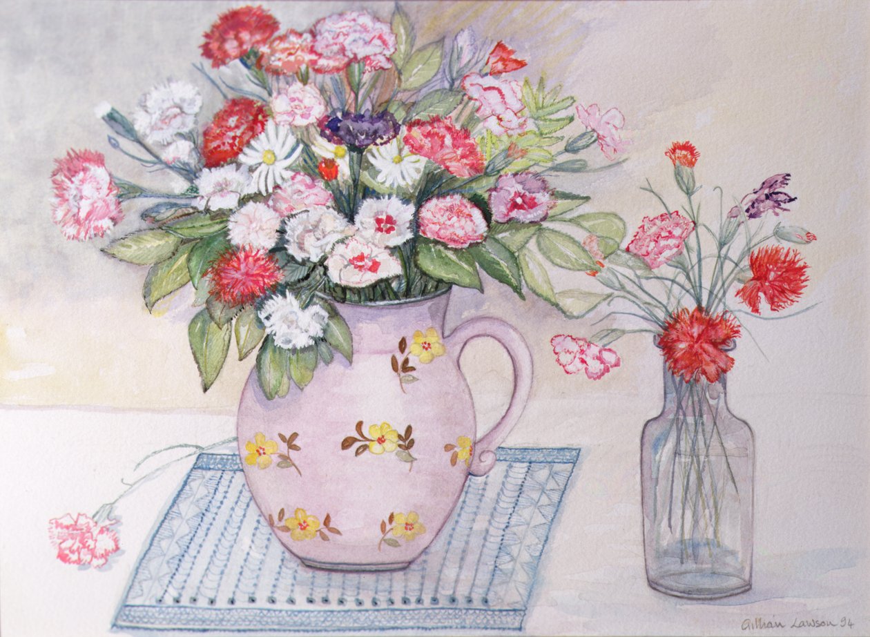 Œillets et marguerites - Gillian Lawson