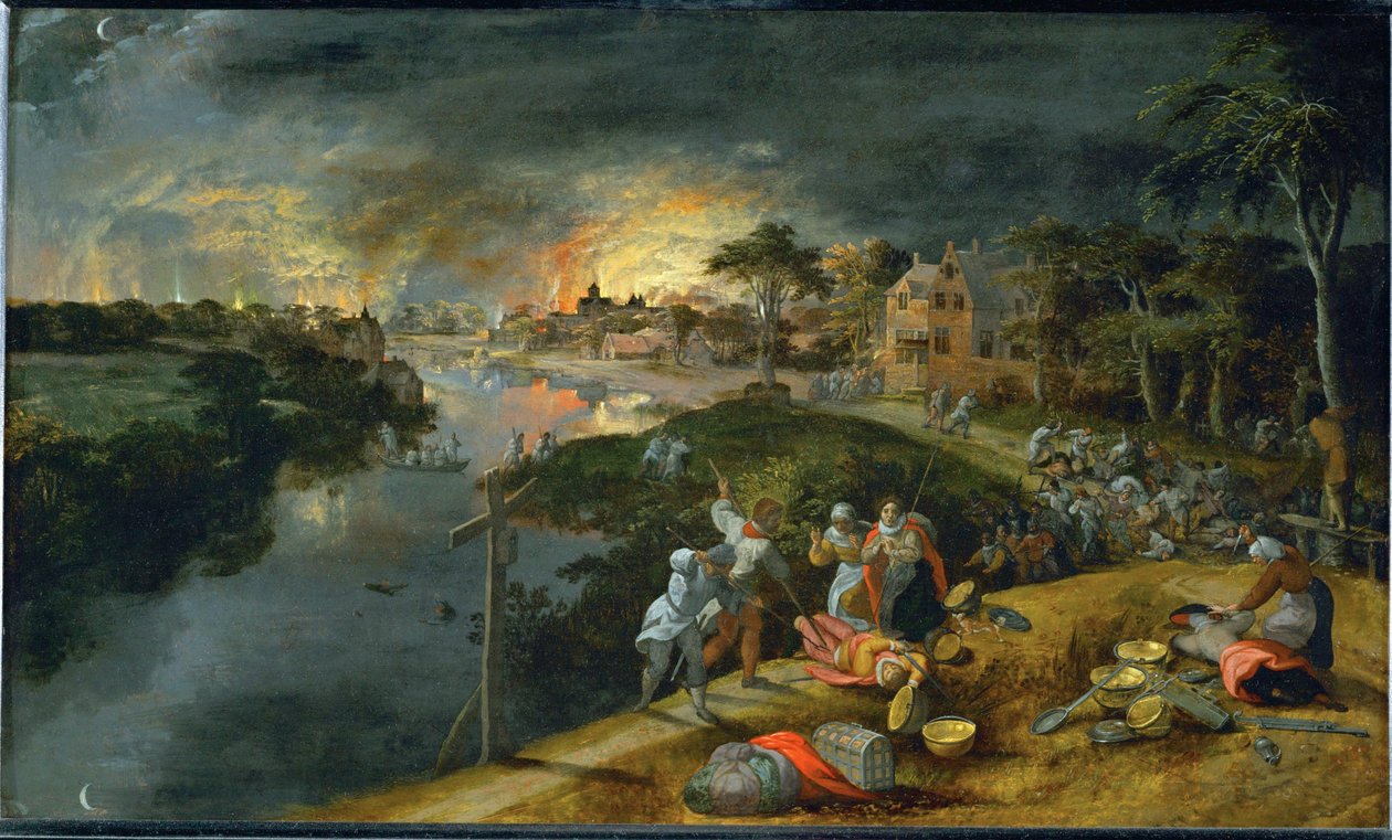 Scene de guerre et d