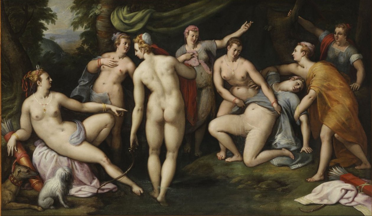 Diana découvre la grossesse de Callisto - Gillis Coignet