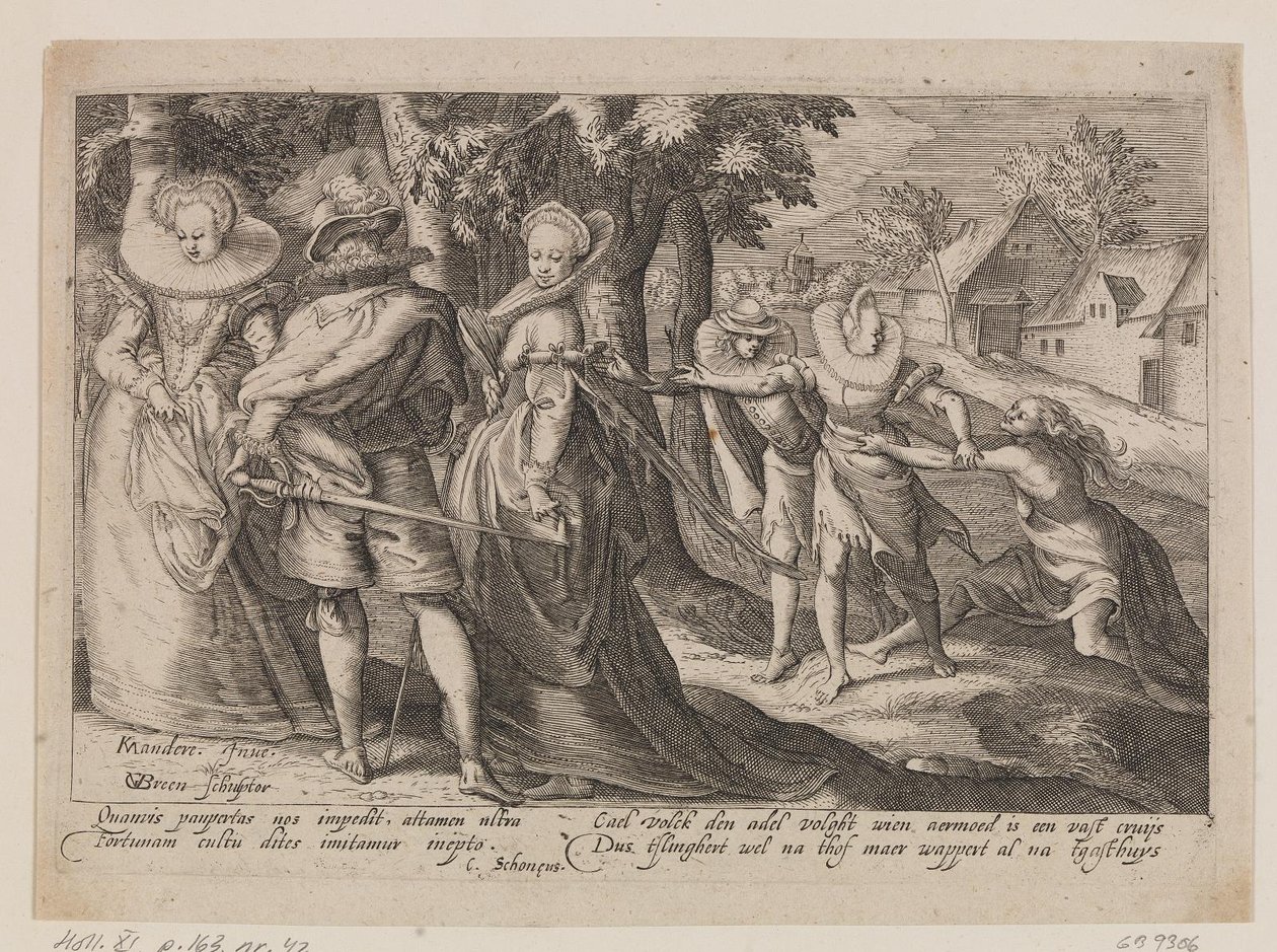 Cupidon et Discorde - Gillis van Breen