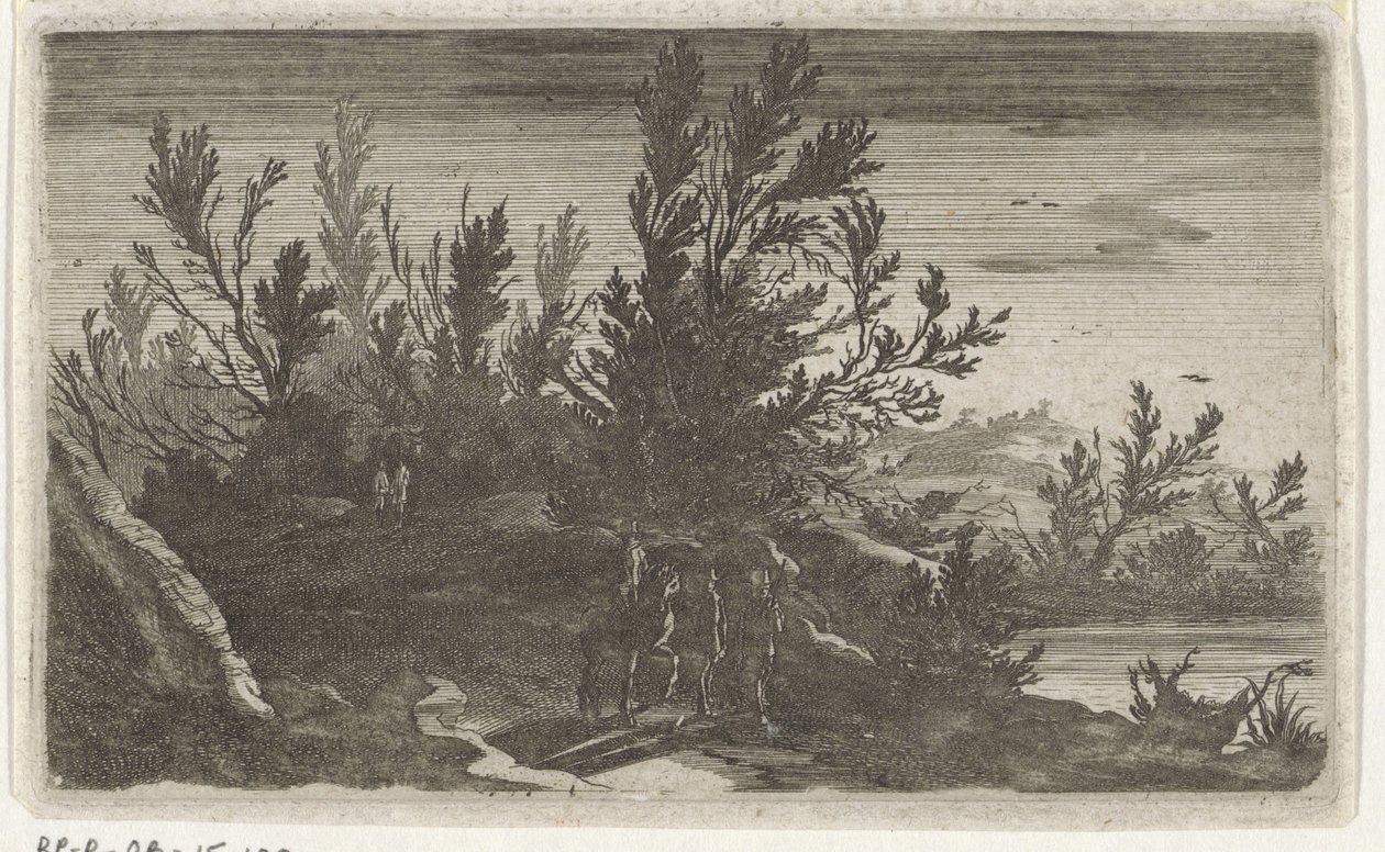 Paysage de nuit (Six paysages) - Gillis van Scheyndel (I)