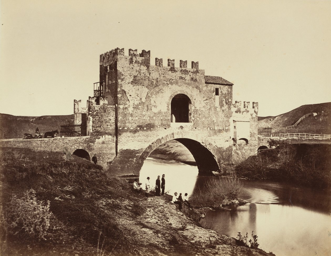 Pont de Nomentano, années 1860 (photo) - Gioacchino Altobelli