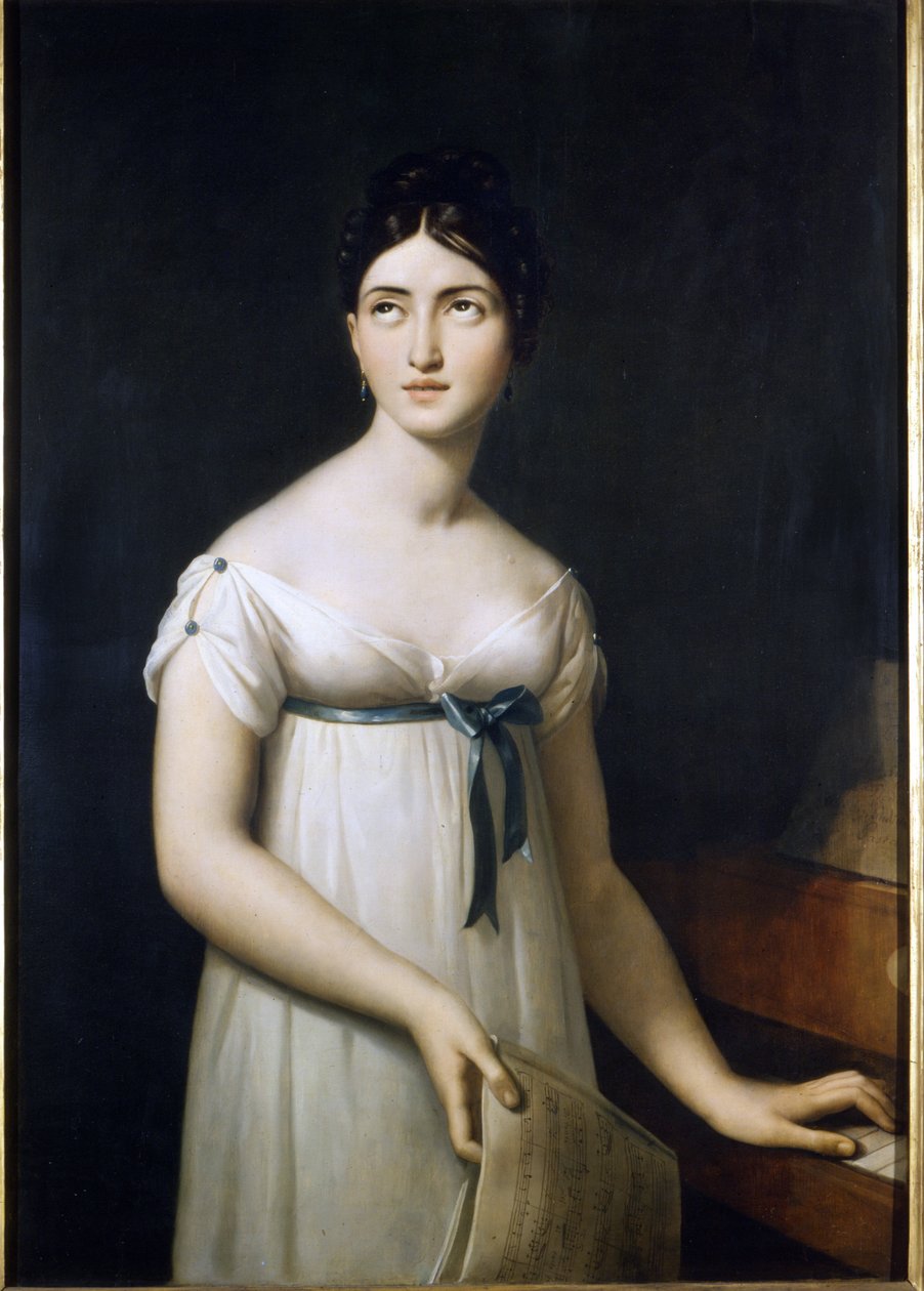 Giuditta Pasta (1797-1865). Peinture de Serangeli. Début du 19ème siècle. Museo della Scala - Gioacchino Giuseppe Serangeli
