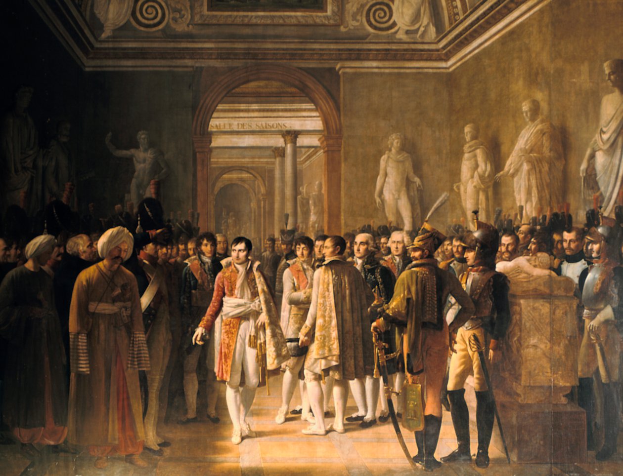 Napoléon recevant au Louvre les députés de l