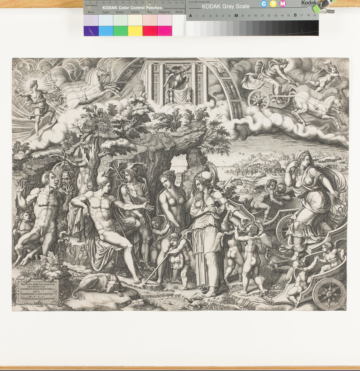 Le Jugement de Pâris, 1555 - Giorgio Ghisi