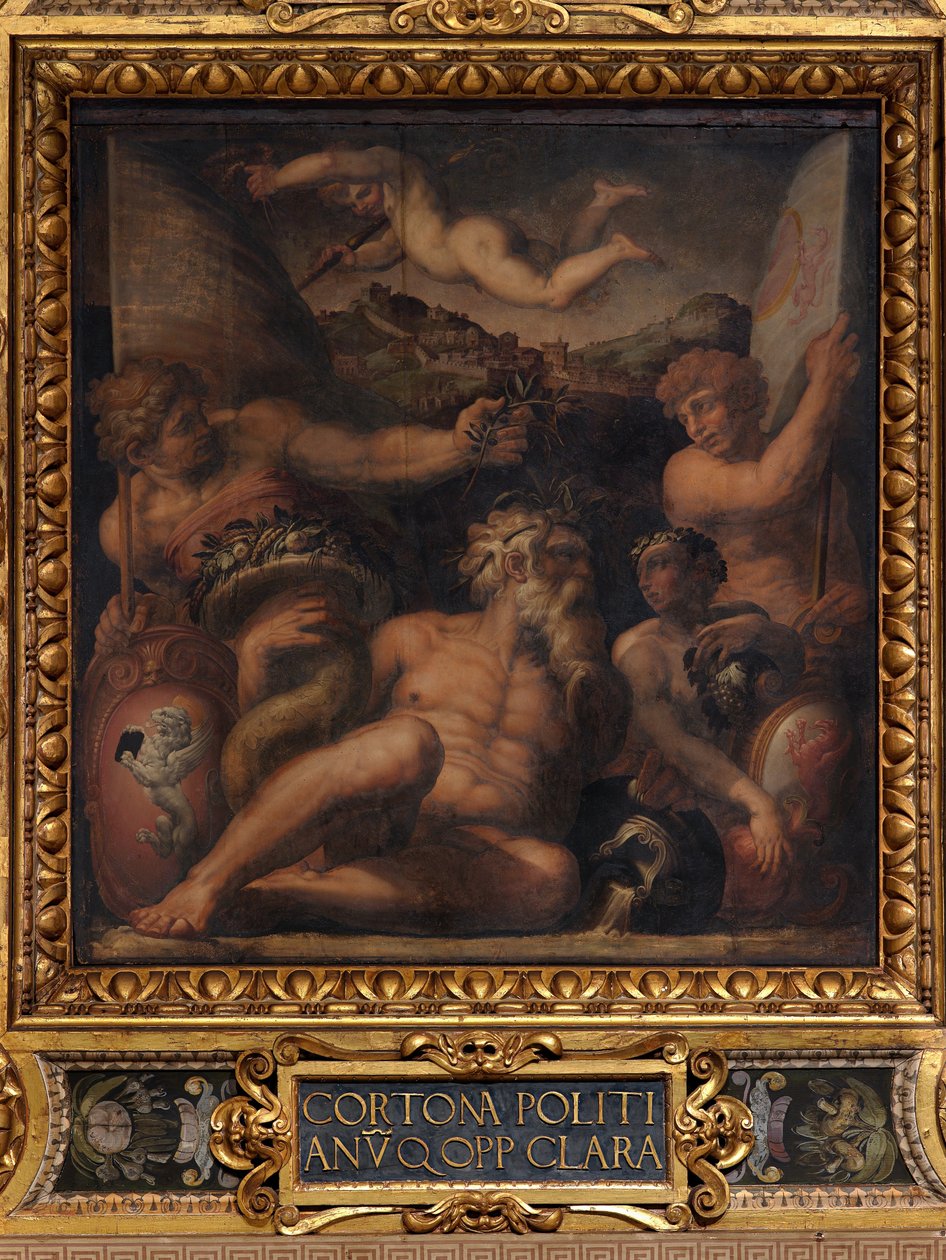 Allégorie de Cortona et Montepulciano - Giorgio Vasari