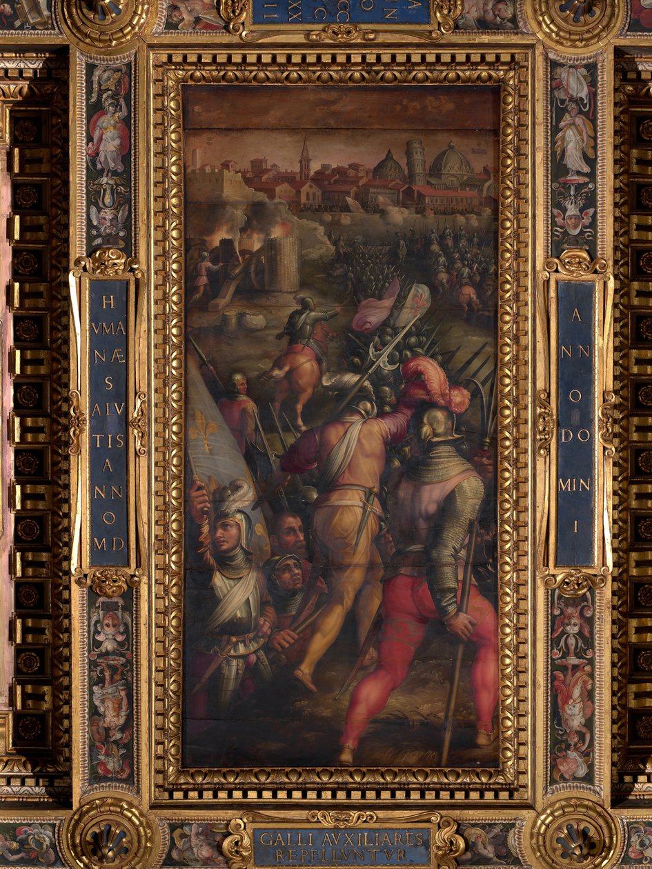 Bataille de Barbagianni, près de Pise - Giorgio Vasari