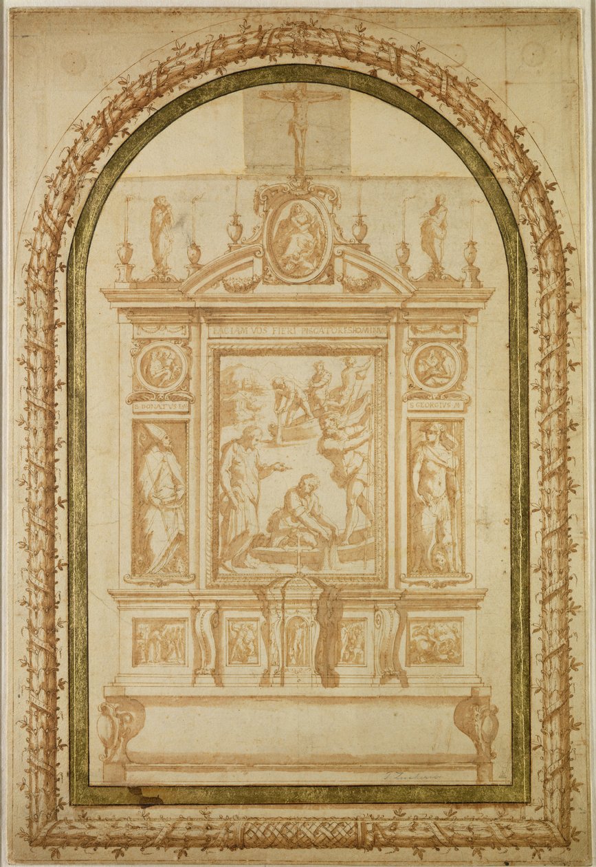 Saint Pierre pêchant, étude pour l