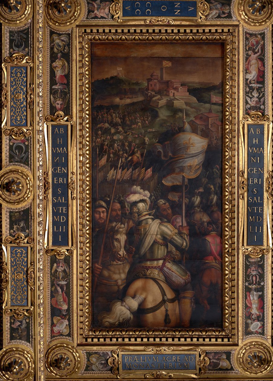 Assaut de la forteresse de Monastero - Giorgio Vasari