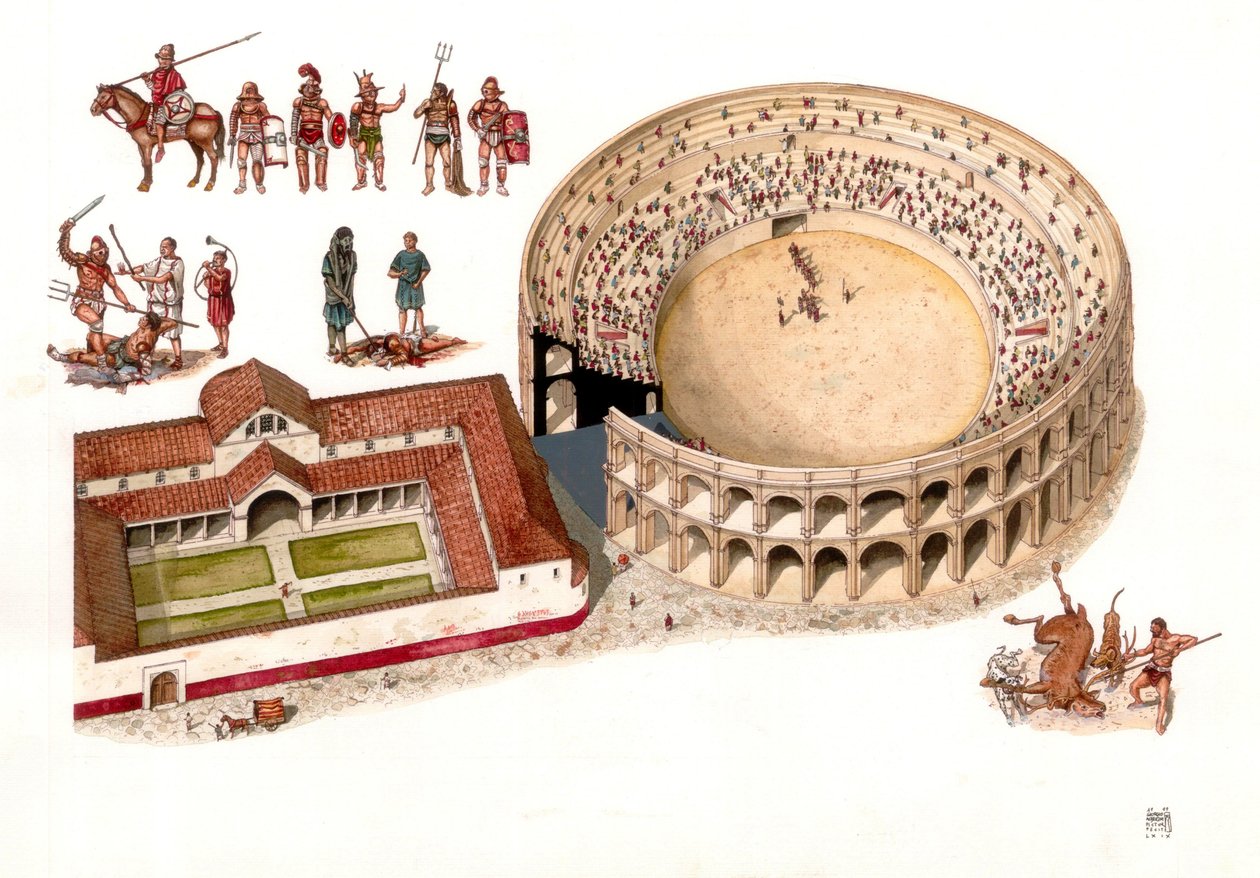 Rome antique : reconstitution du site de l