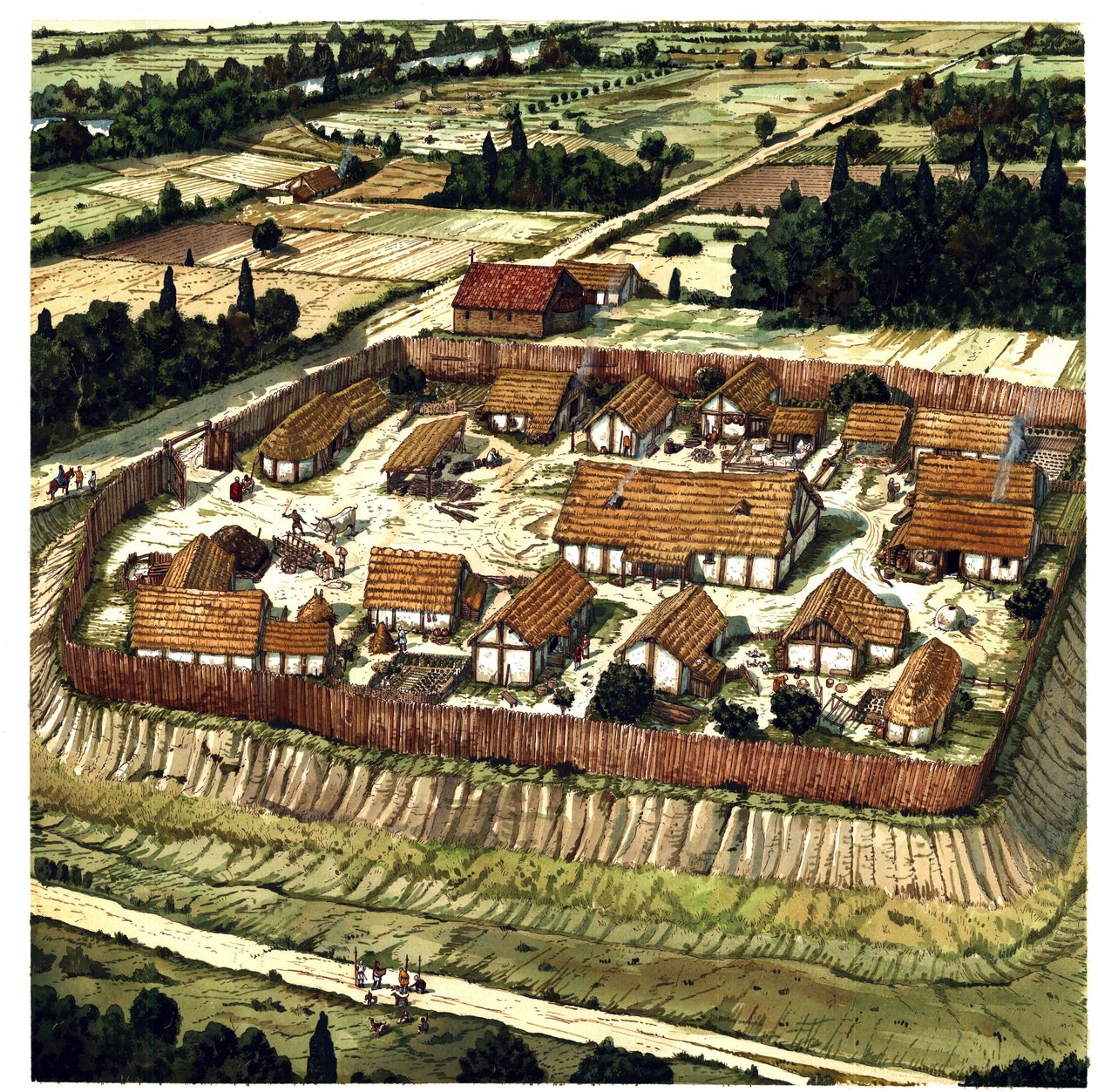 Moyen Âge : reconstitution d