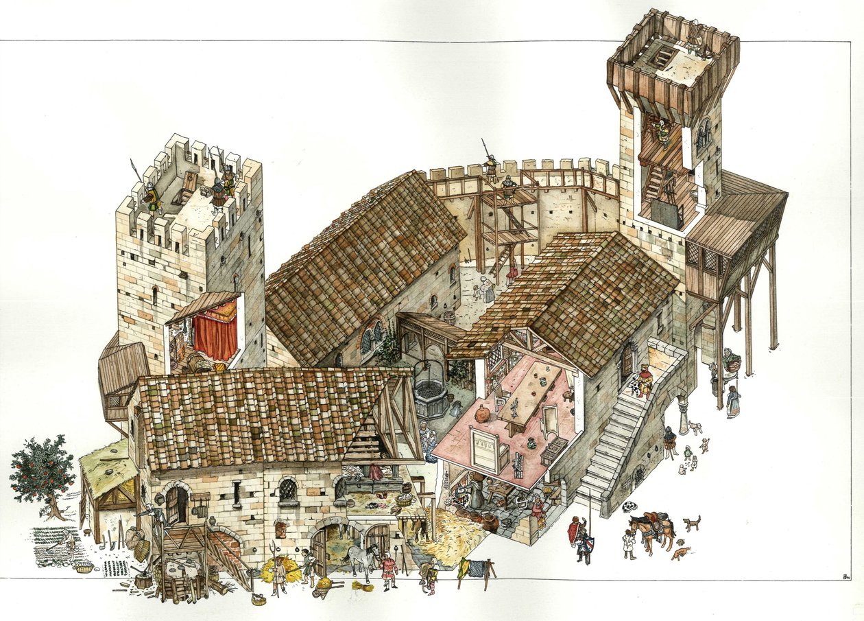 Moyen Âge : reconstitution d