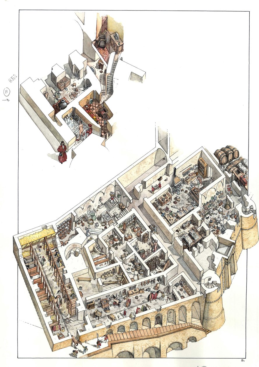 Reconstruction en vue de découper les zones souterraines où se trouve l