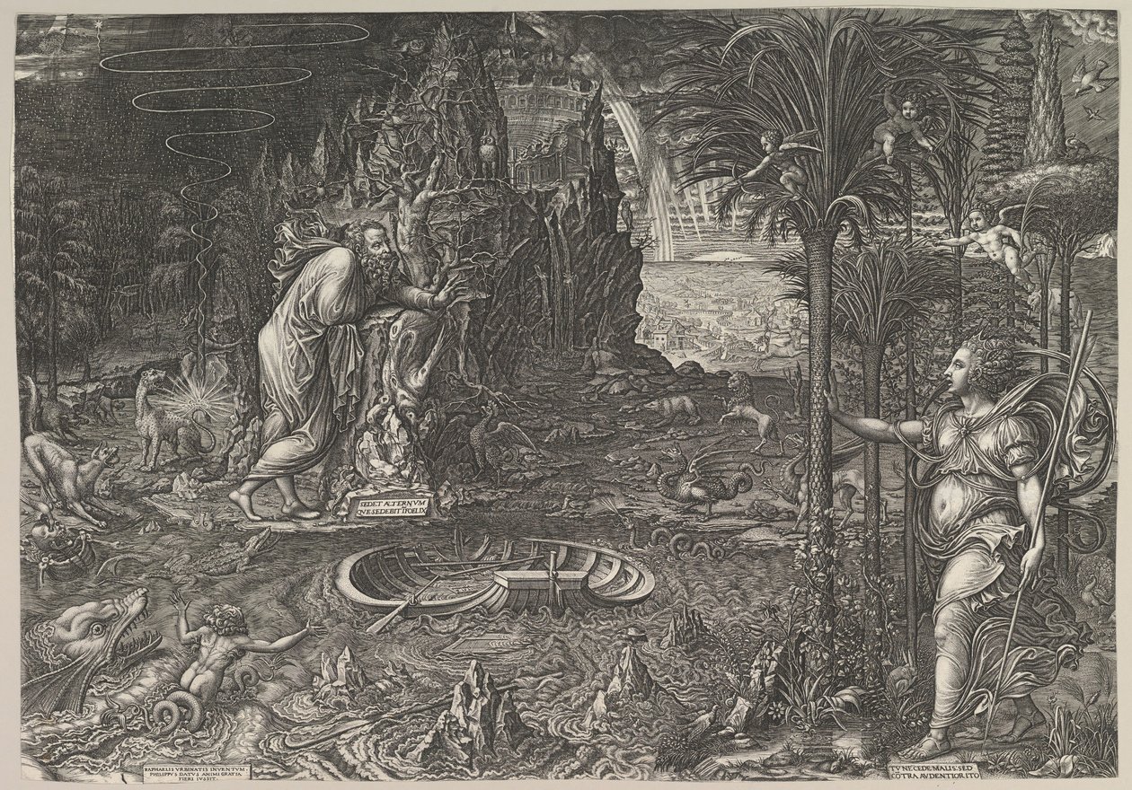 Allégorie de la vie, 1561 - Giorgio Ghisi