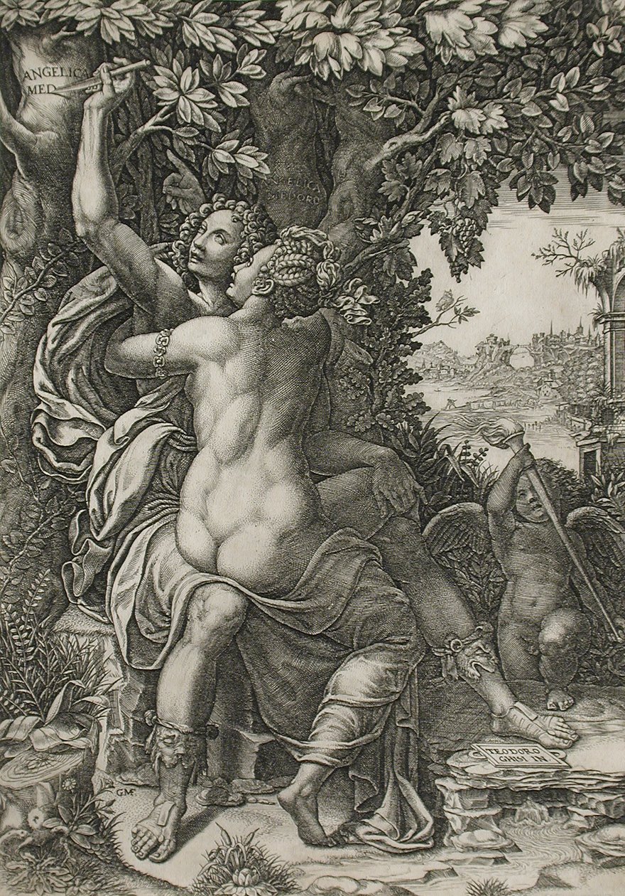 Angélique et Médor - Giorgio Ghisi