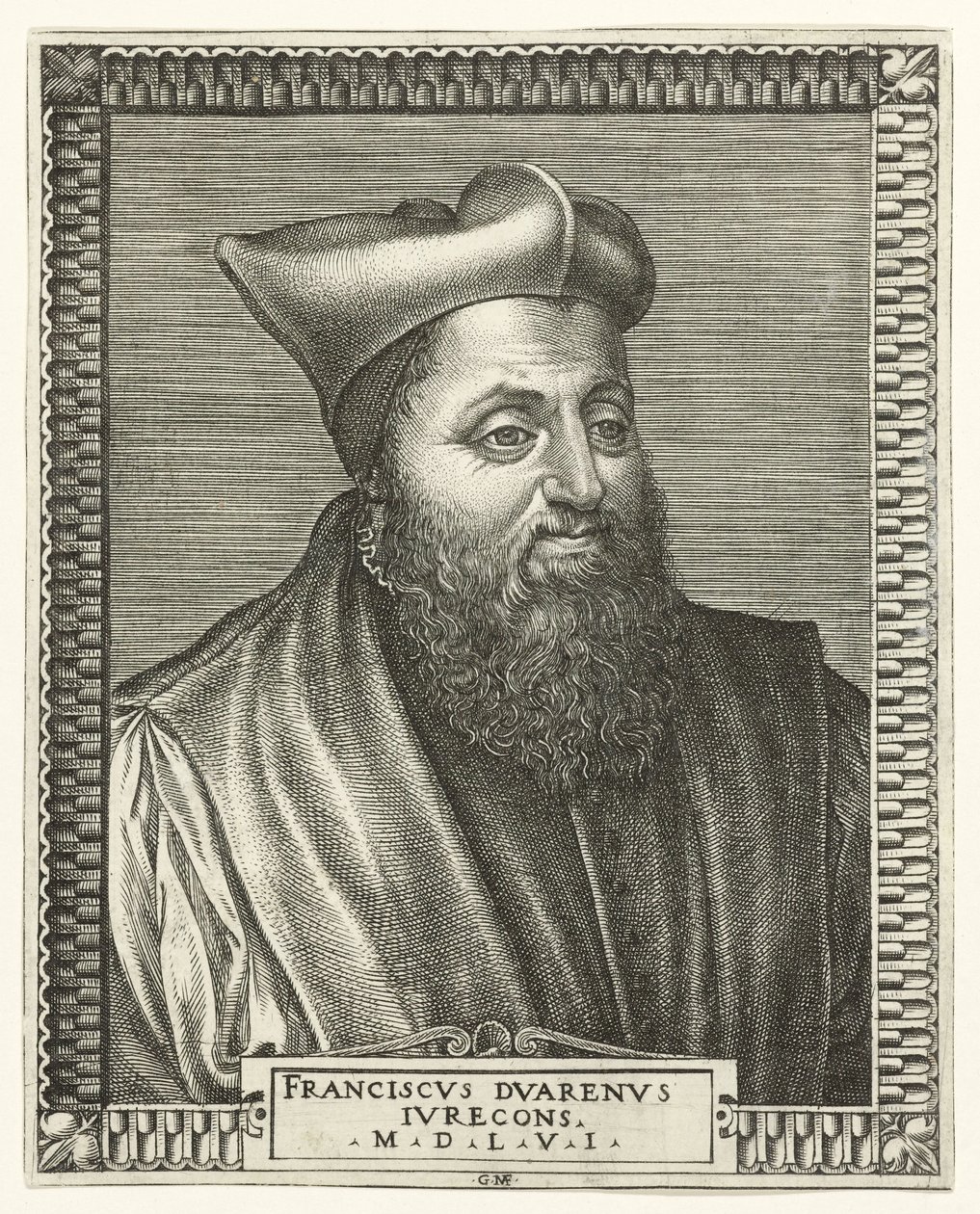 Portrait de François Duaren, professeur de droit à l