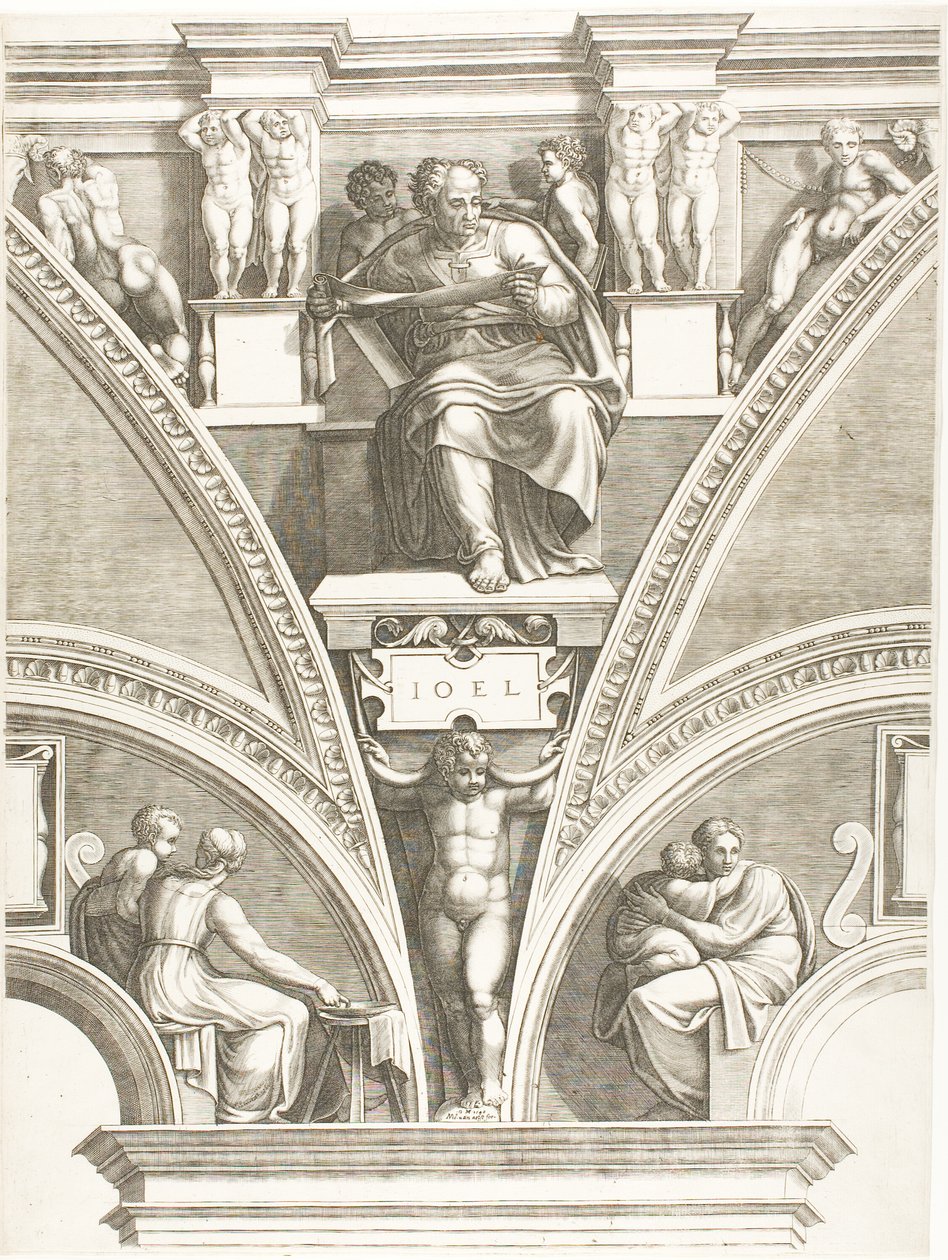 Le prophète Joël - Giorgio Ghisi
