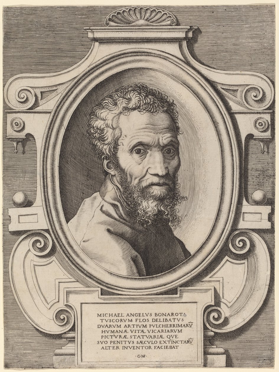 Michel-Ange Buonarroti - Giorgio Ghisi, after Marcello Venusti