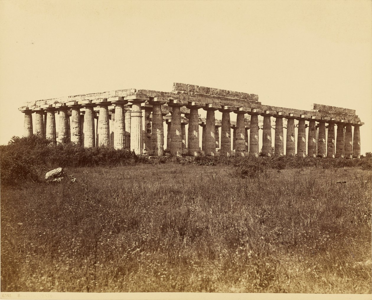 Basilique, Paestum - Giorgio Sommer