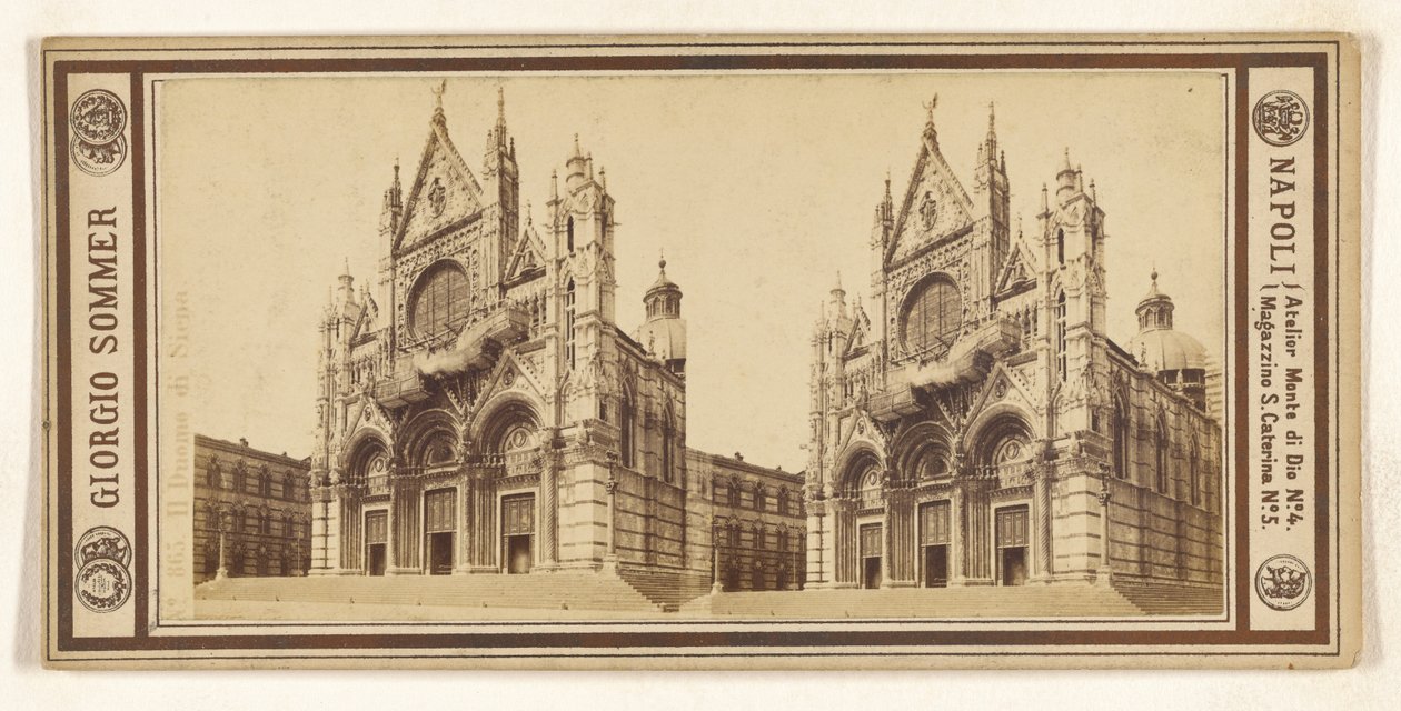 La cathédrale de Sienne - Giorgio Sommer