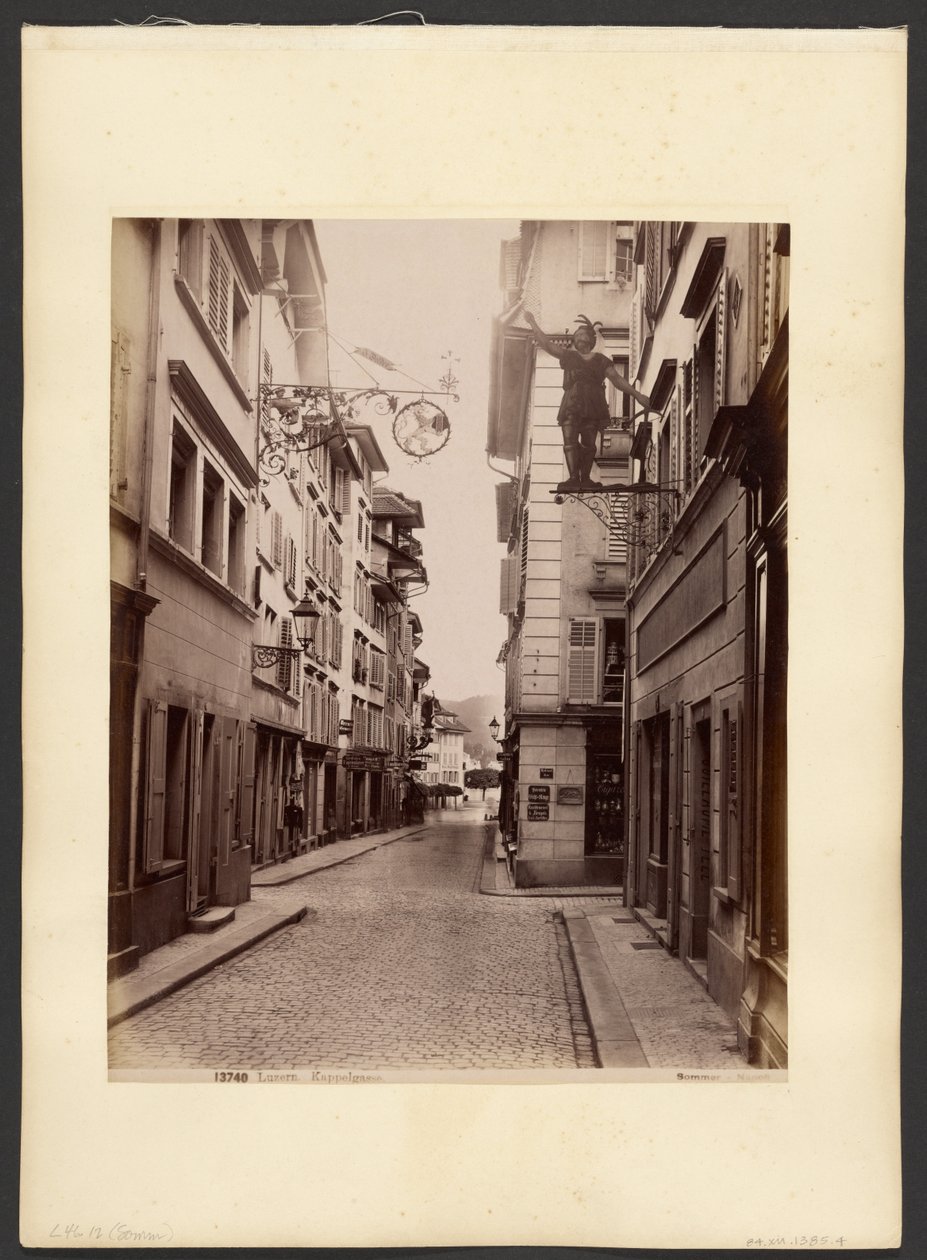 Lucerne, Kappelgasse - Giorgio Sommer
