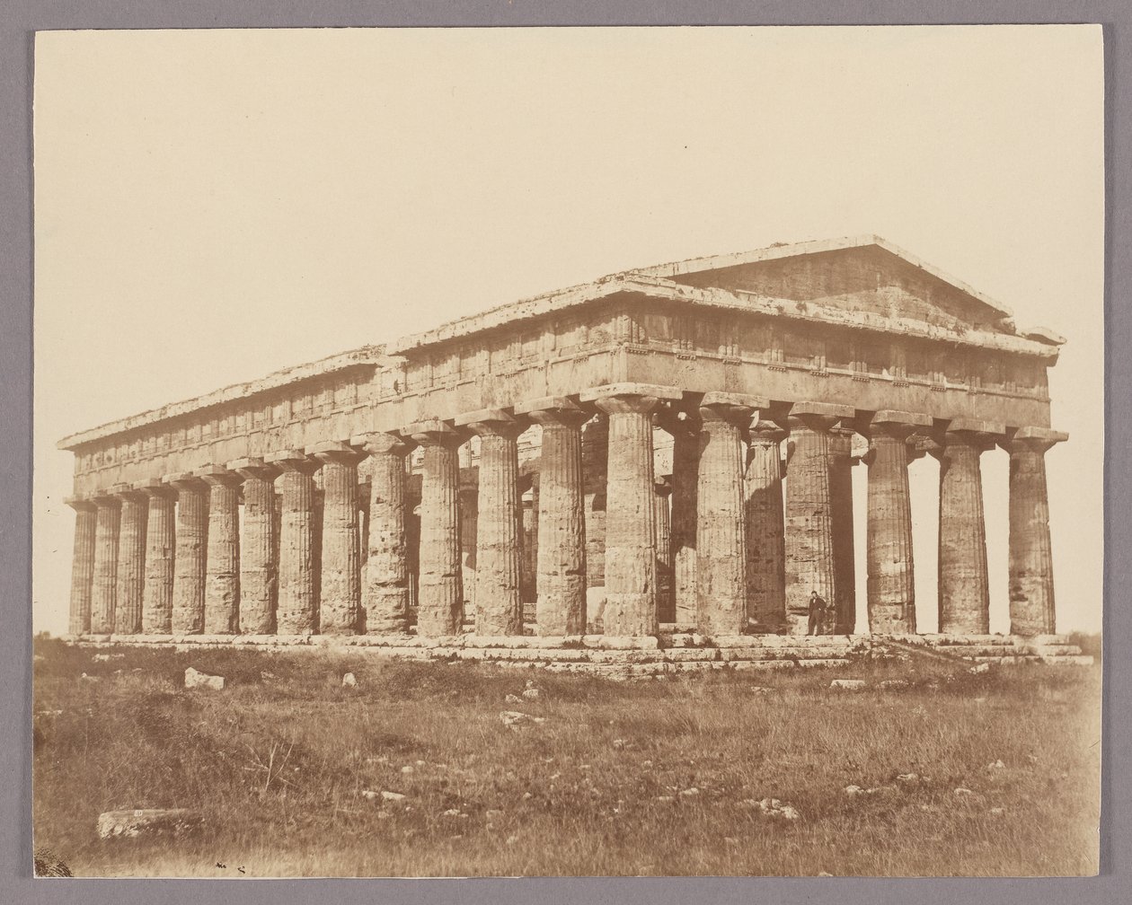 Paestum : Le temple de Poséidon - Giorgio Sommer