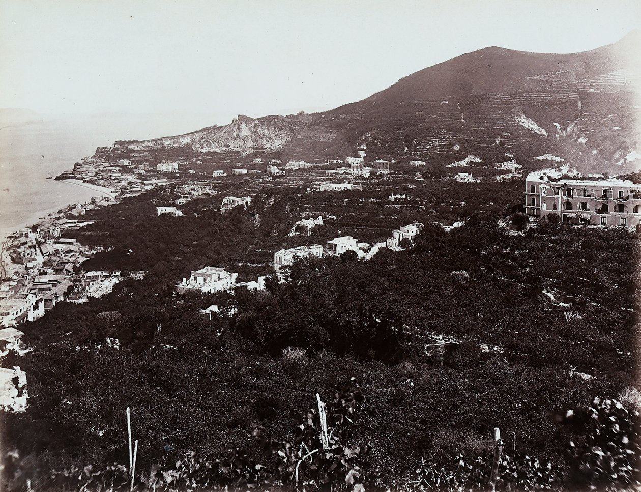 Vue panoramique de Casamicciola, près de Naples - Giorgio Sommer