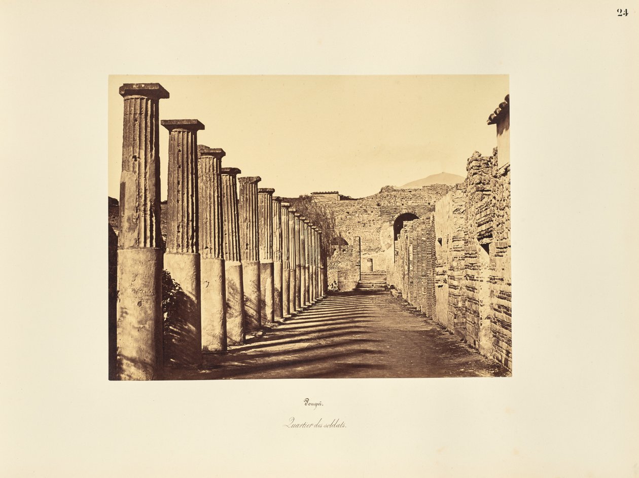 Pompéi. Quartier des soldats - Giorgio Sommer