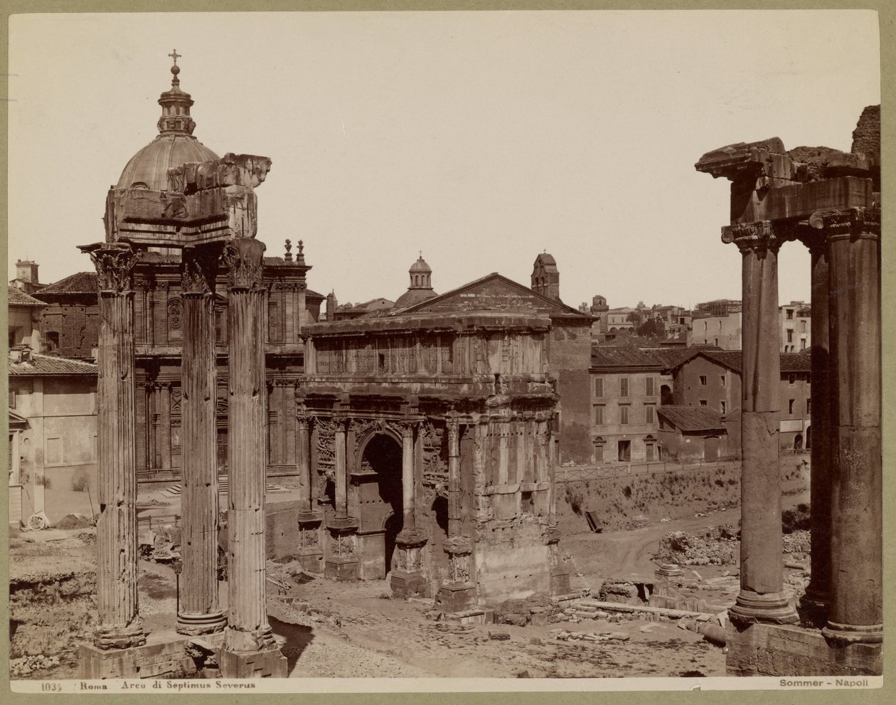 Rome - Arc de Septime Sévère - Giorgio Sommer