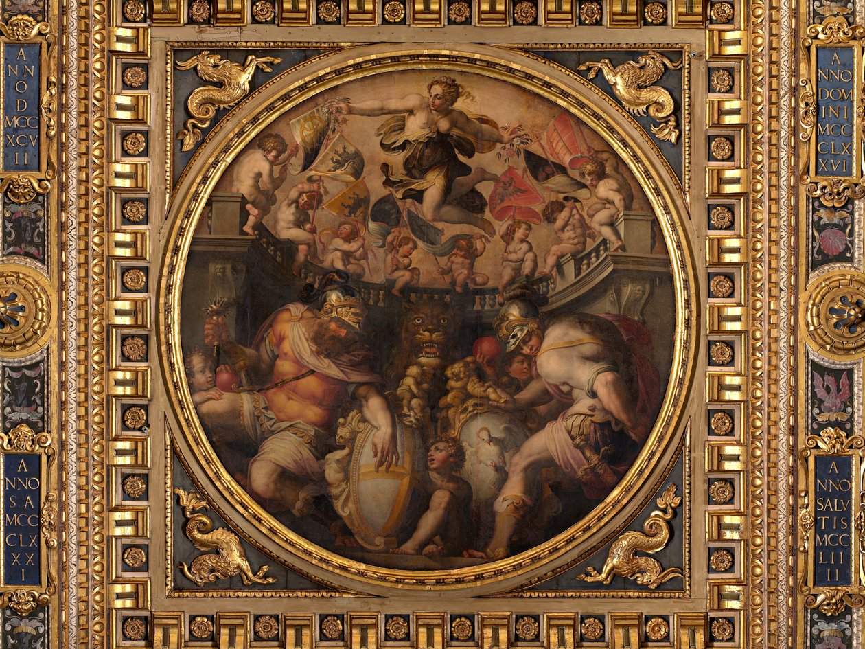 Allégories des quartiers de Santo Spirito et Santa Croce - Giorgio Vasari