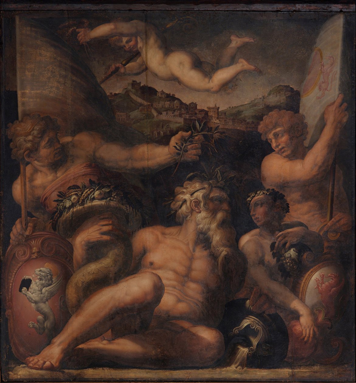 Allégorie de Cortona et Montepulciano - Giorgio Vasari